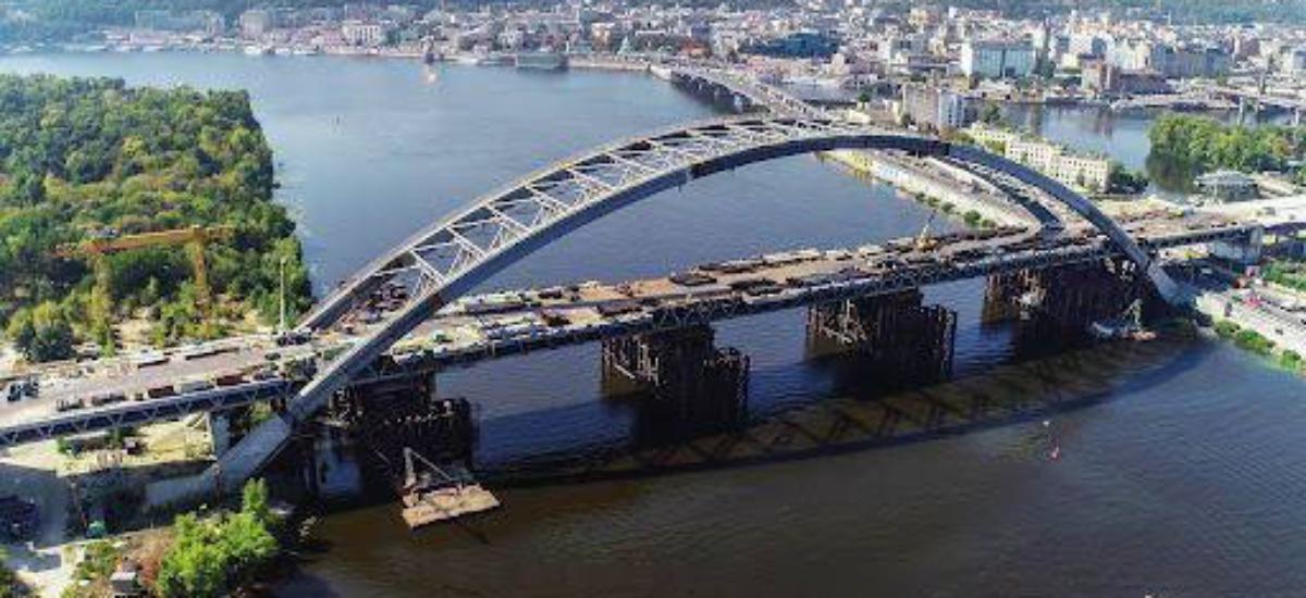 Киевляне проедут Подольско-Воскресенским мостом не раньше 2024 года.
