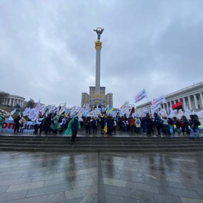 Сегодня на майдане протестующих ФОПов прибавилось