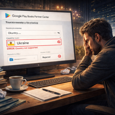 Цифрова дискримінація: Google тримає українських авторів поза книжковим ринком